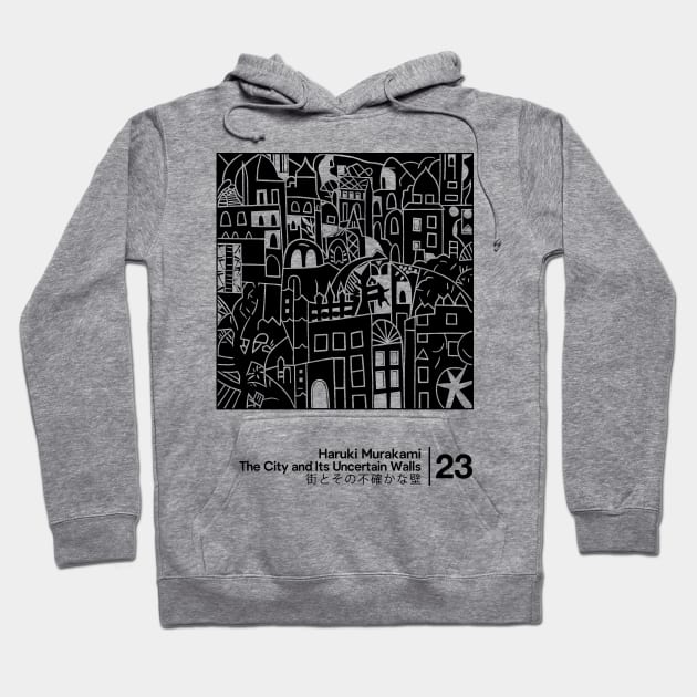 The City and Its Uncertain Walls - Minimalist Artwork Design Hoodie by saudade